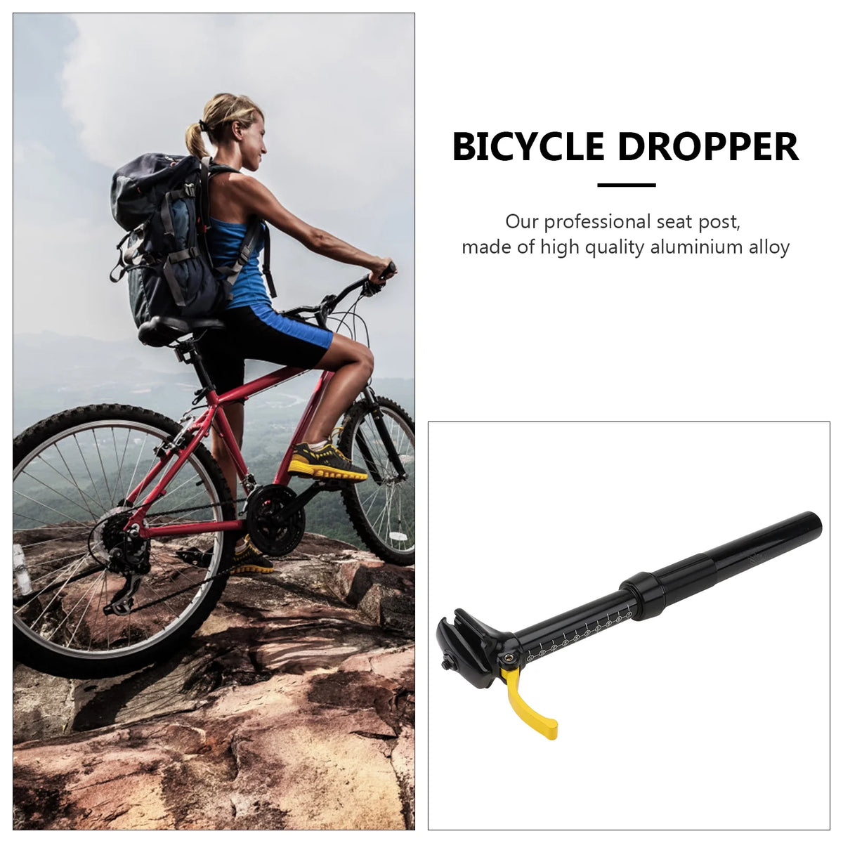 Bike Seatpost Suspension Aluminum Cycling Post Z18600