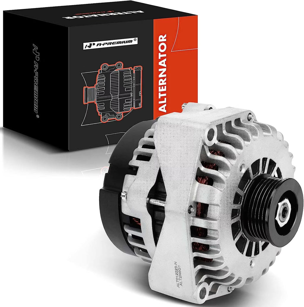 Alternator Compatible with Chevy Silverado 1500, Avalanche 1500, GMC Sierra 1500, Cadillac Escalade O527