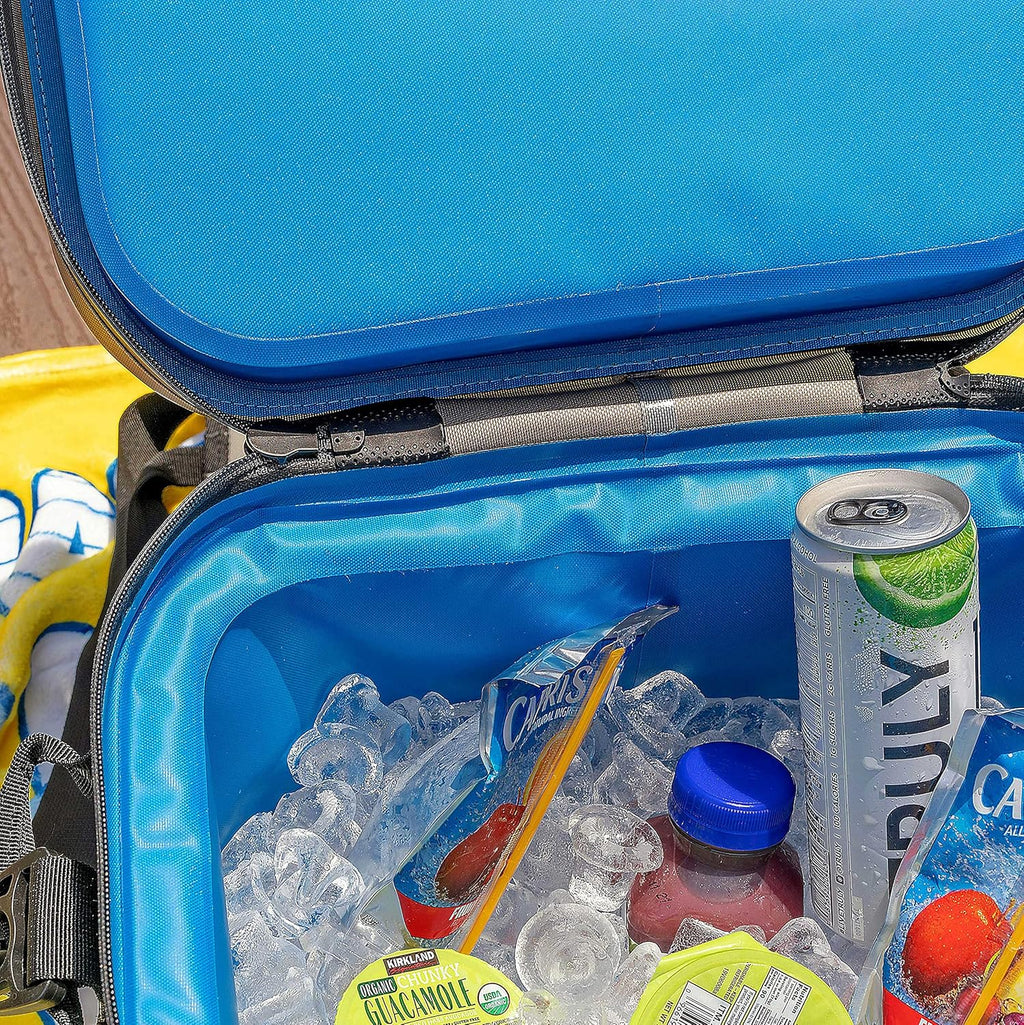 Swim Buoy Soft Cooler Bag, 20 Can, Large Leak-Proof Portable Cooler with Bottle Opener & Removable Shoulder Strap O41551