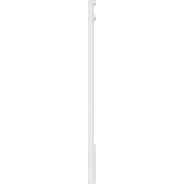 Fluted PVC Pilaster with Decorative Capital & Base (Pair) Q64223