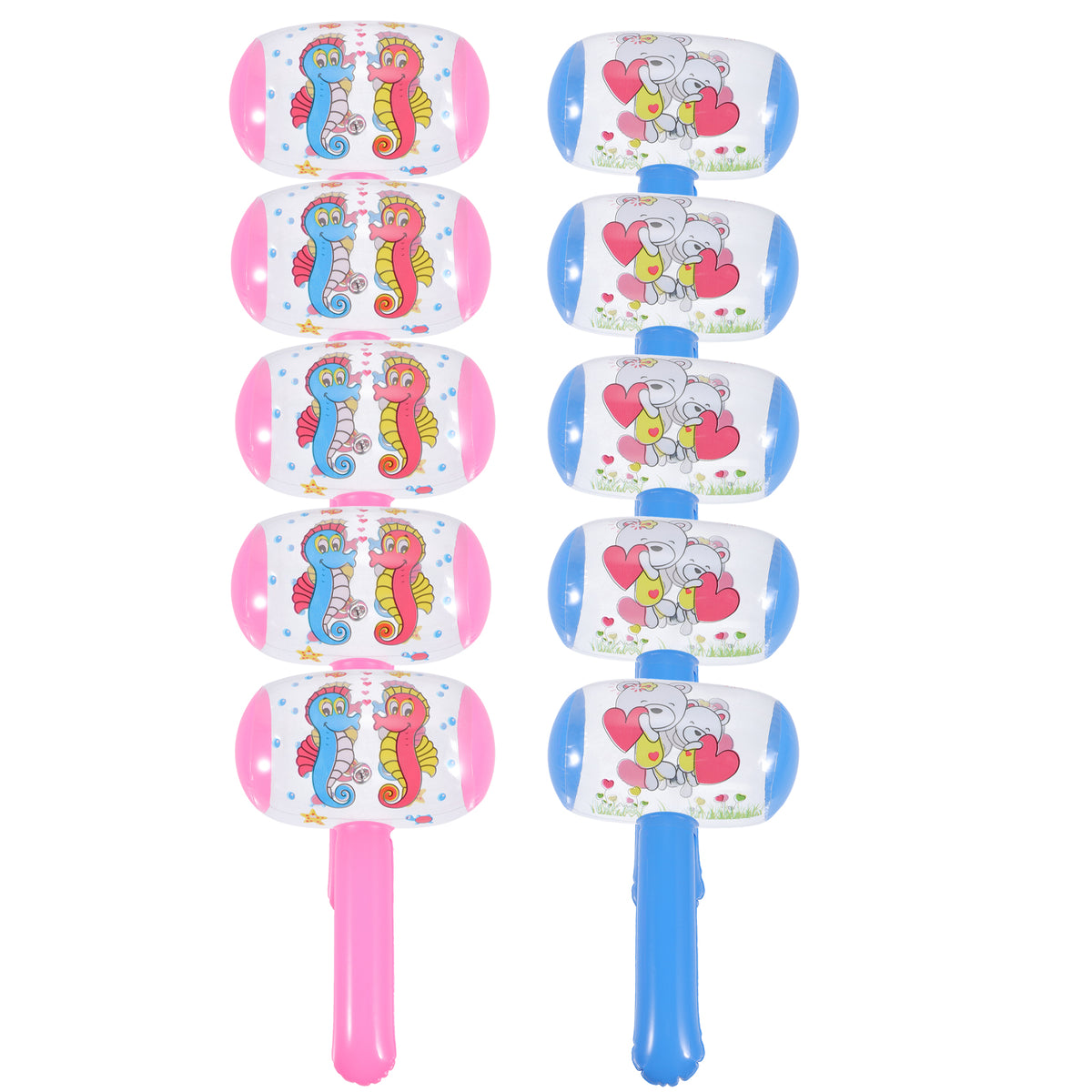 48 Pcs Inflatable Hammers Toys with Bell N1396