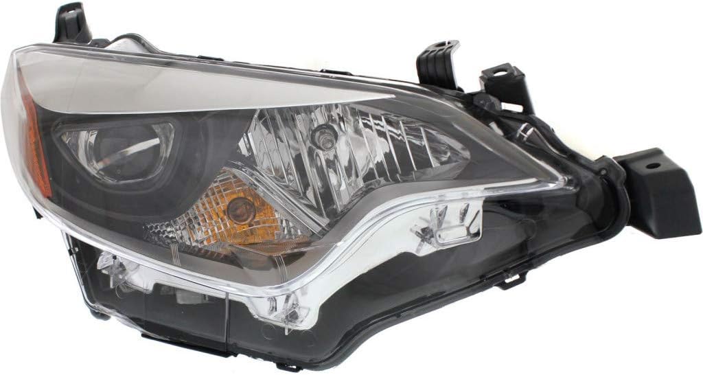 Driver Side Headlight for Toyota Corolla 2014 2015 2016 L666704