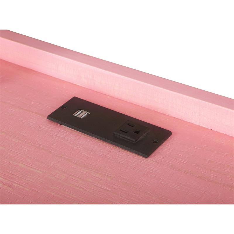 Pink Wood Computer Desk X8472