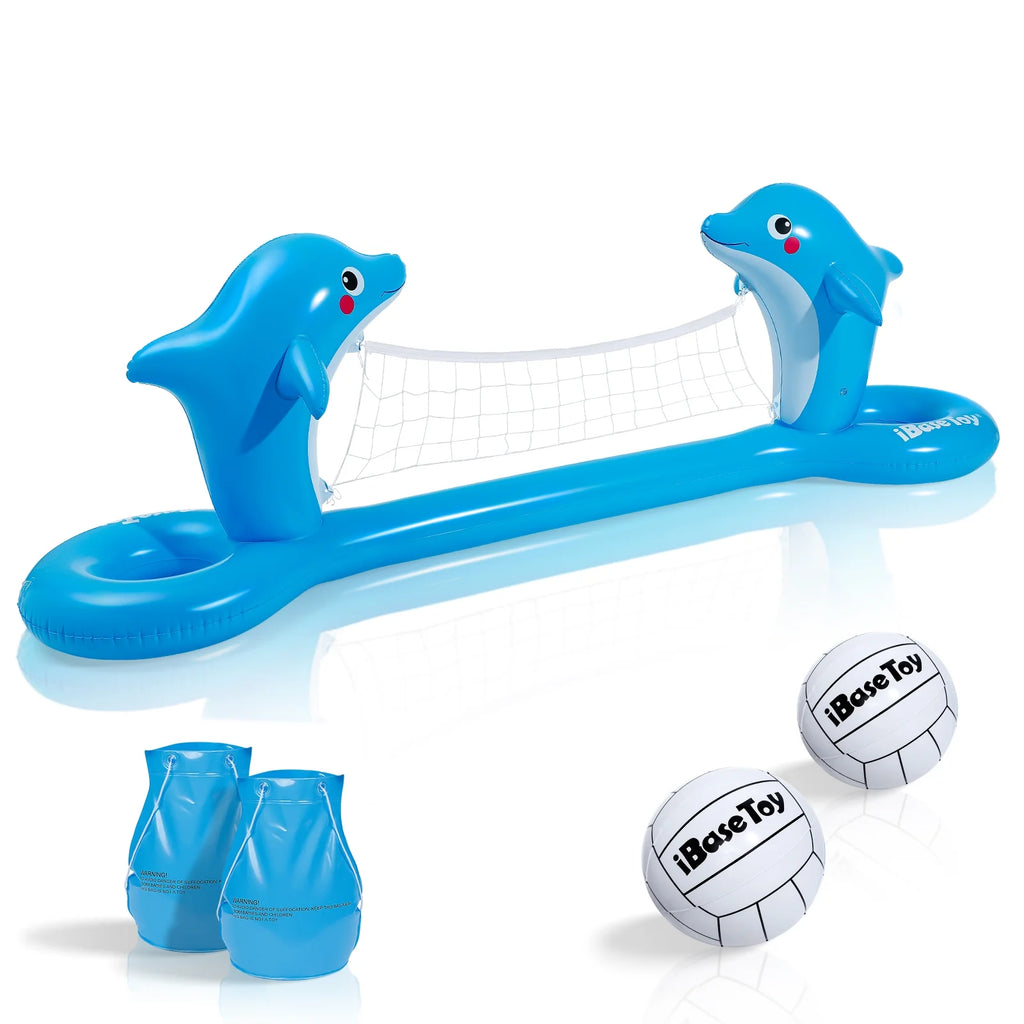 Inflatable Volleyball Game Set with Floating Net W109872