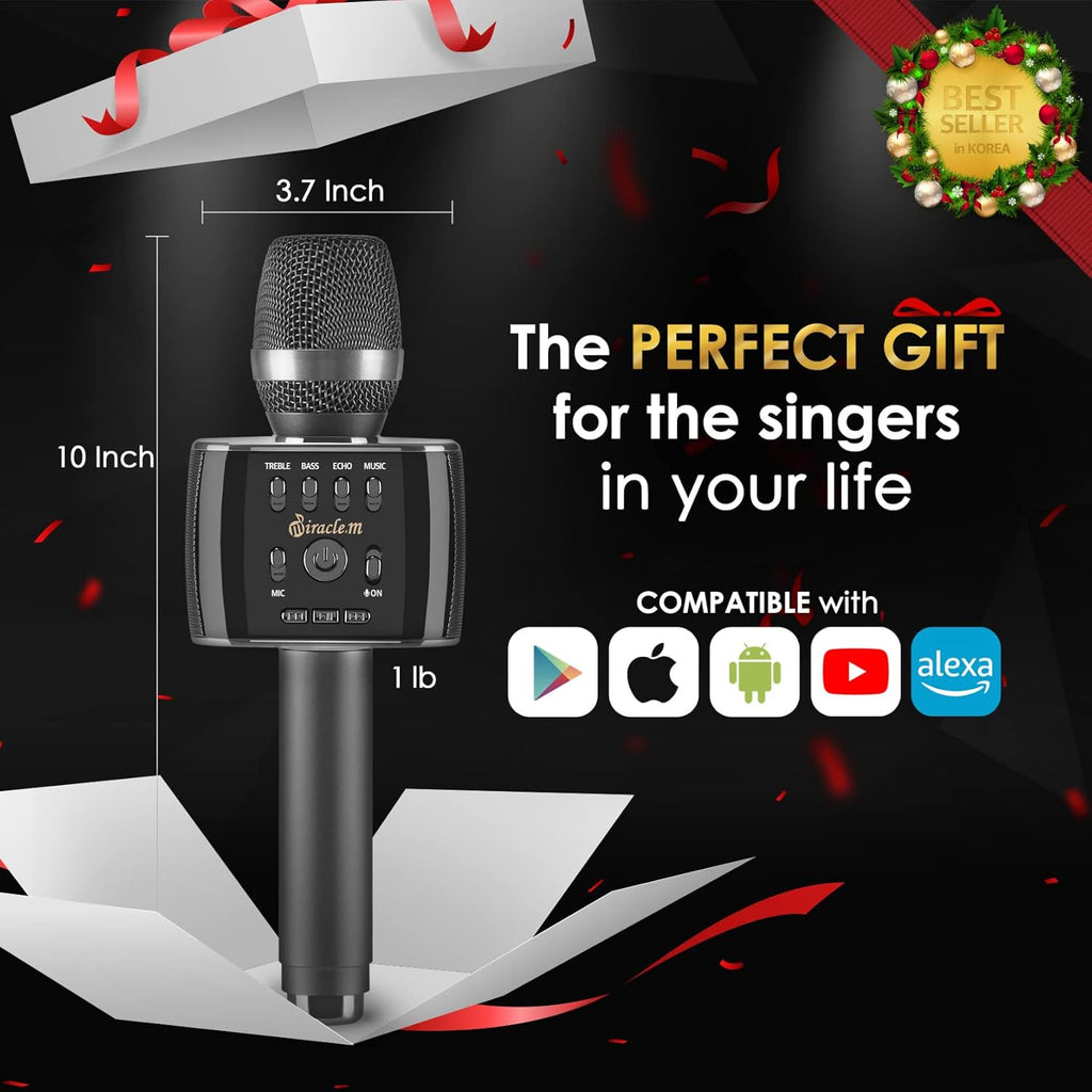 Bluetooth Wireless Karaoke Microphone with Speaker S994