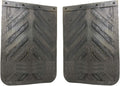 Black Semi Truck Mud Flaps 24" x 36" Heavy Duty Rubber Pair I155