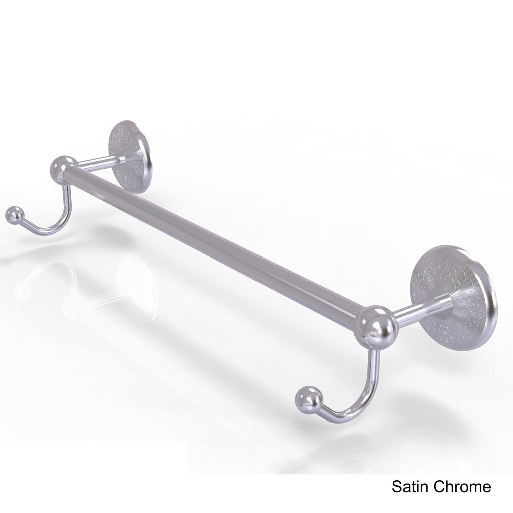 Antique Copper 24x22 Towel Bar with Integrated Hooks Q985521