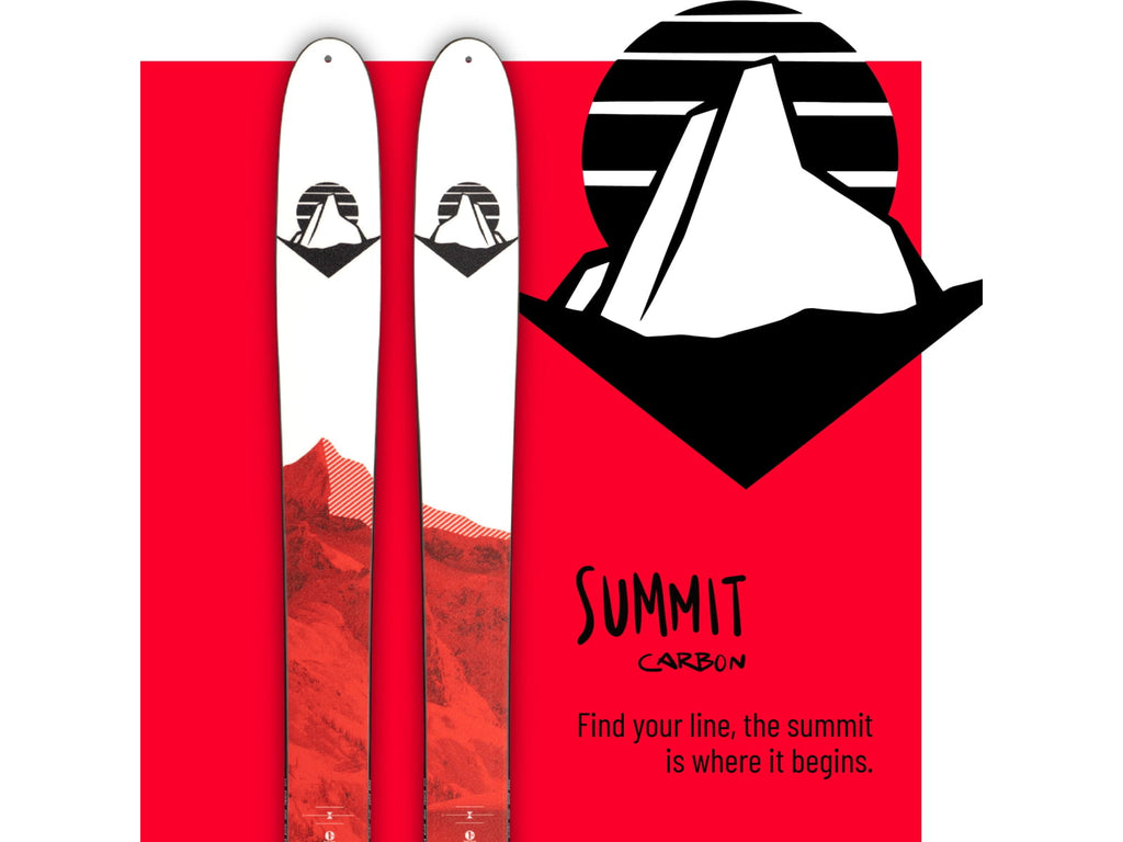Red Carbon Ski G980