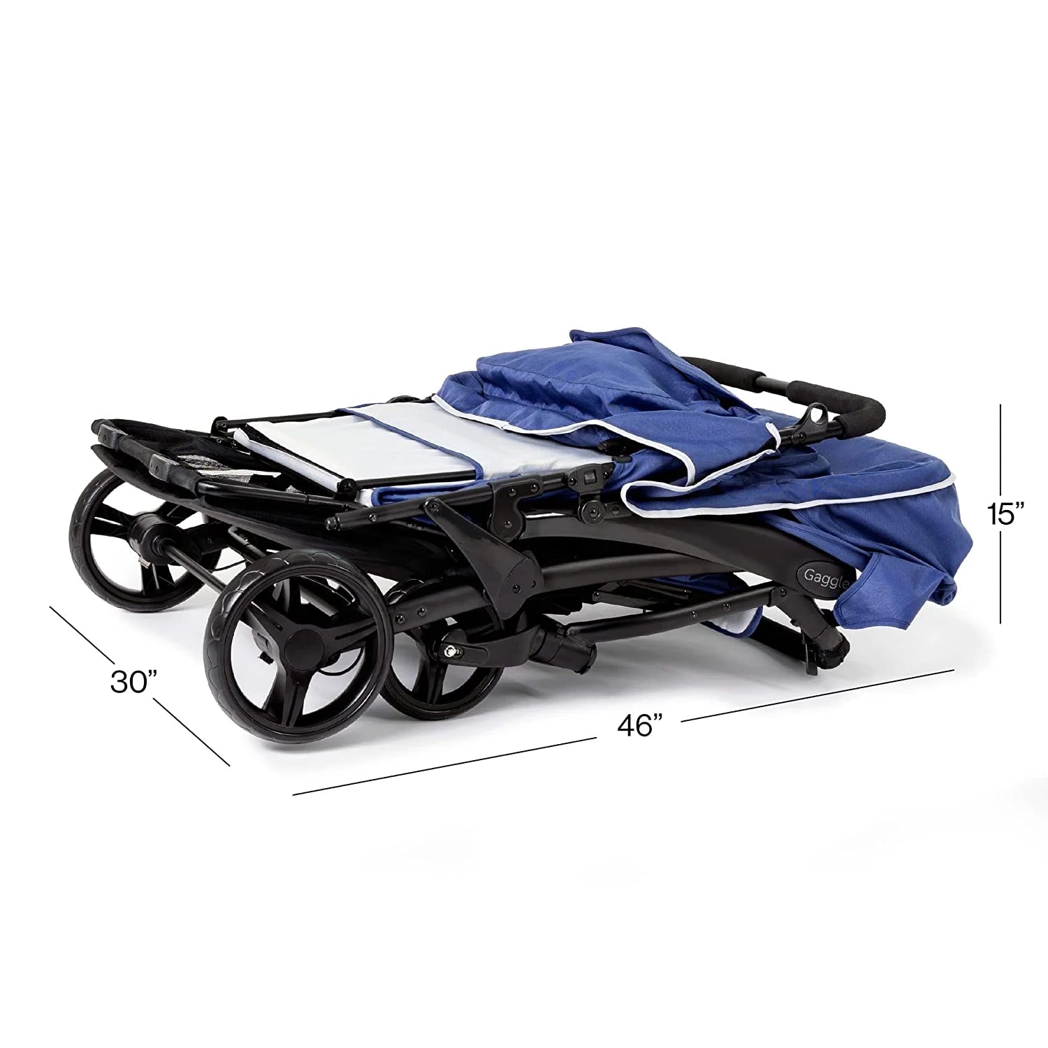 4 Seat Quad Stroller with UV-Protecting Canopy H98104
