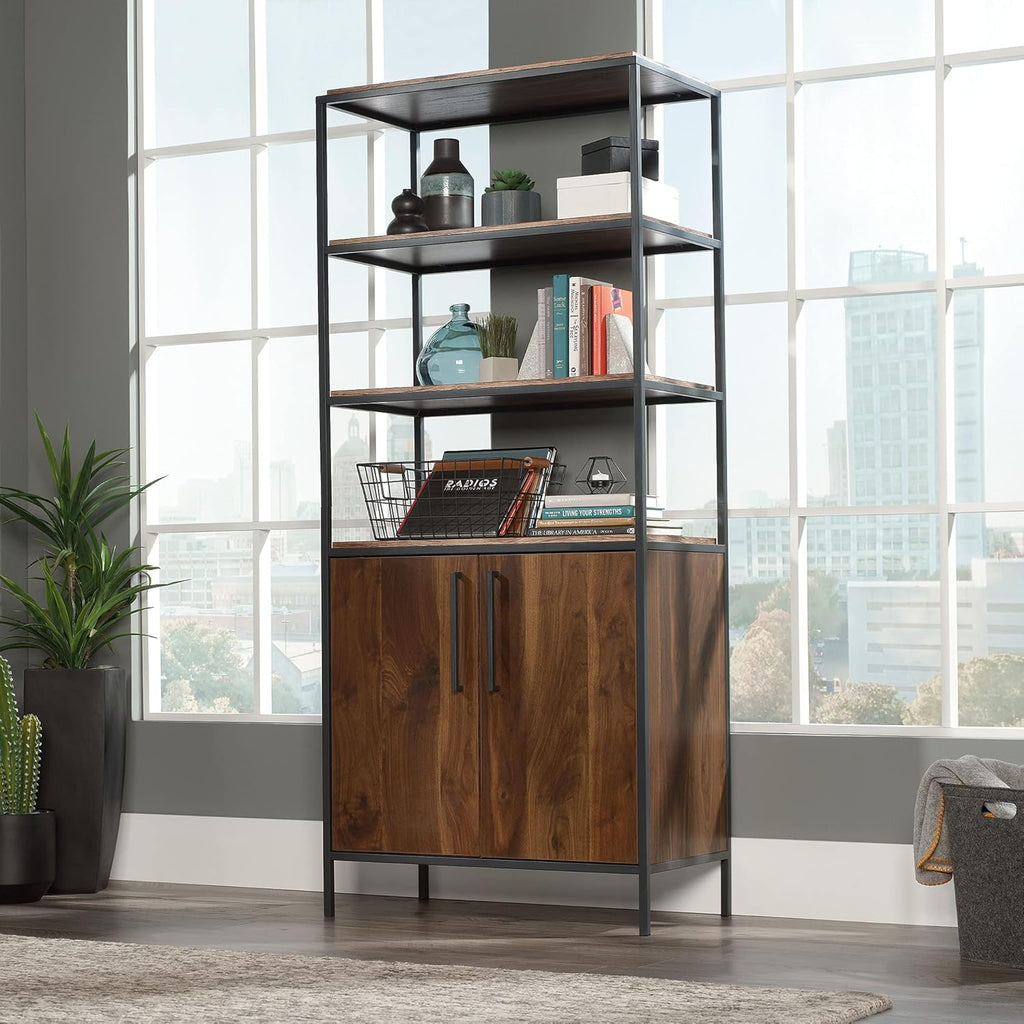 Bookcase with Doors, Grand Walnut G758