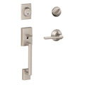 Satin Nickel Single Cylinder Handleset Lever O876577