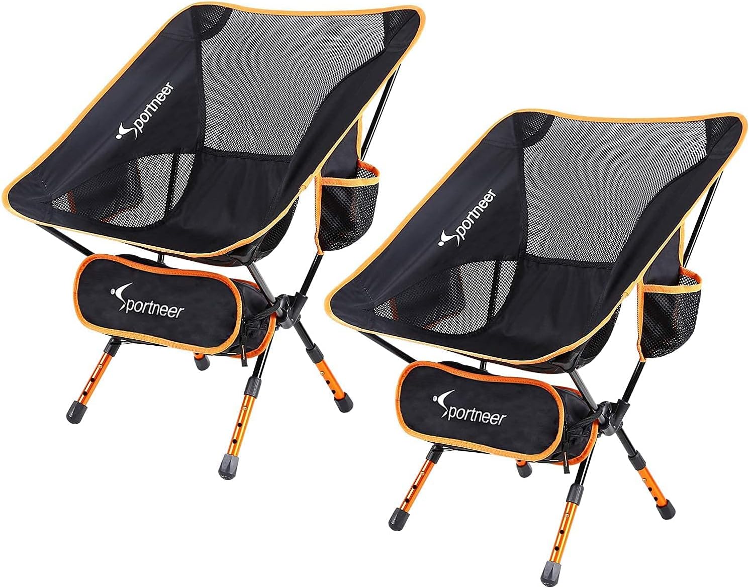 Camping Chair 2 Pack Ultralight Compact Folding Chair with Carry Bags M97938
