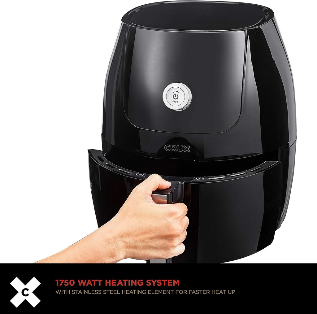 6 Quart Digital Air Fryer with Nonstick Removable Pan E280780