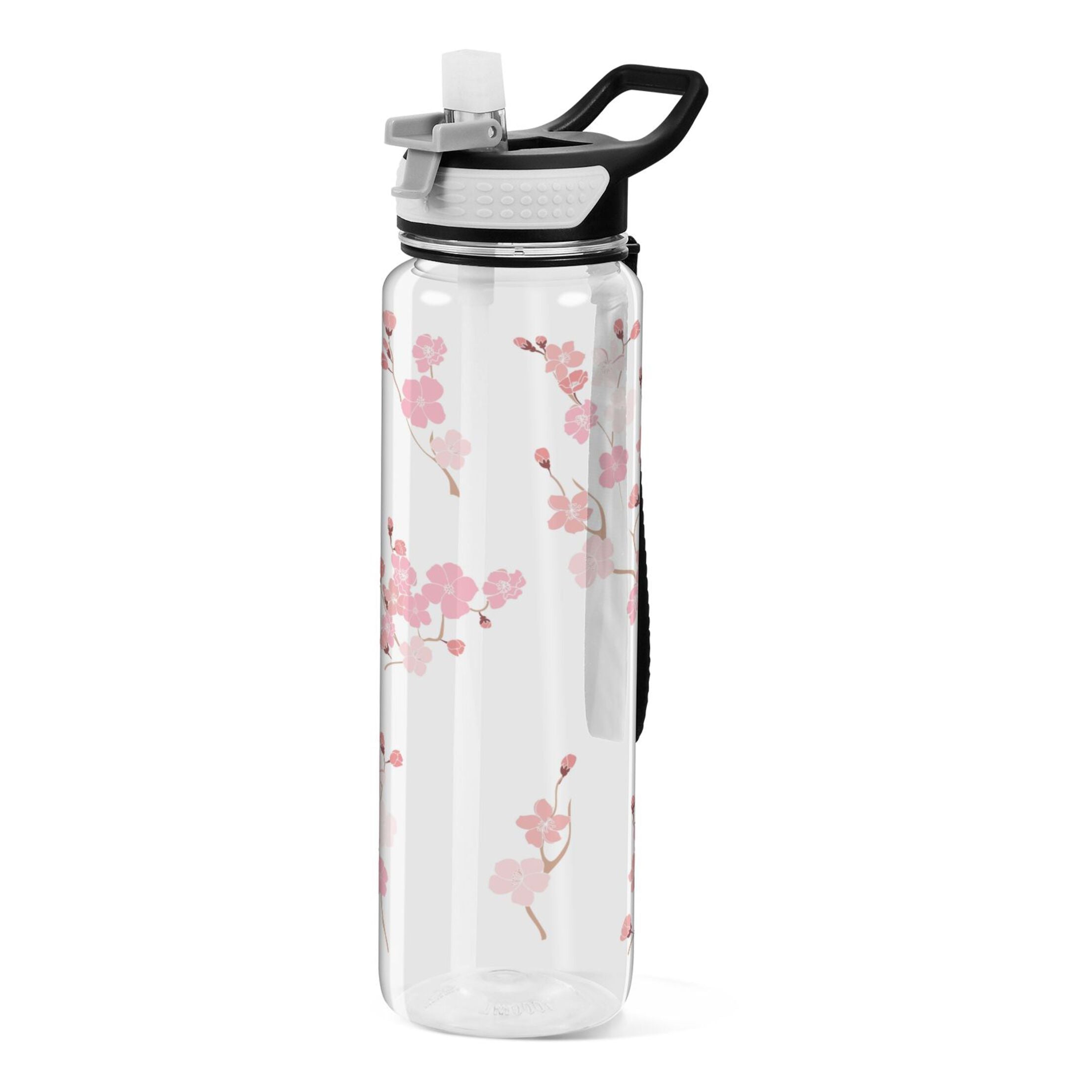 Pink Flowers Cherry Floral Branch 32oz Tritan Leakproof Sports Bottle B87968