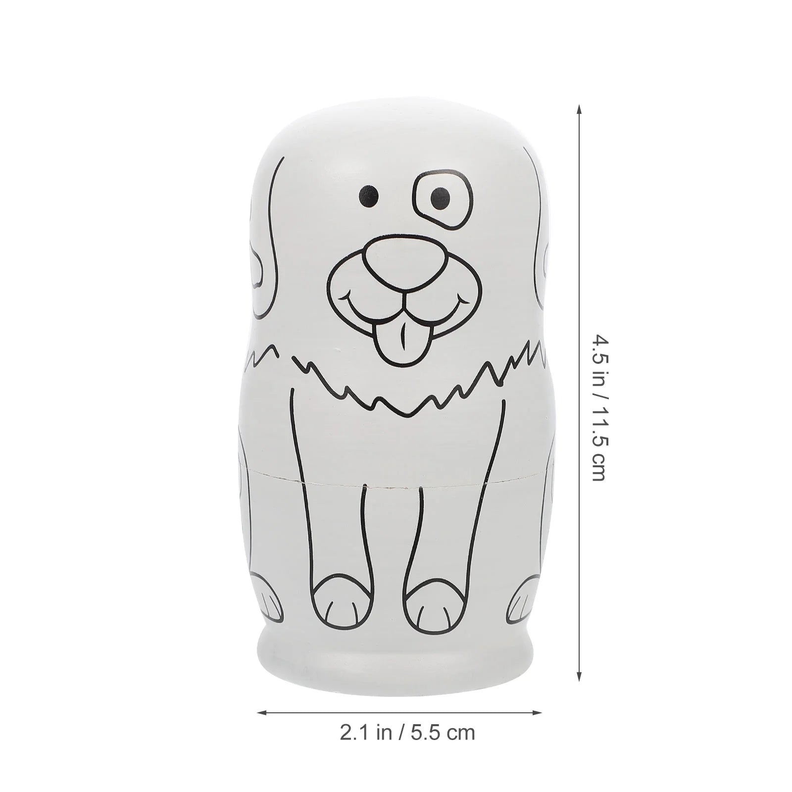 Unpainted Blank Matryoshka Dolls Nesting Dolls M1770