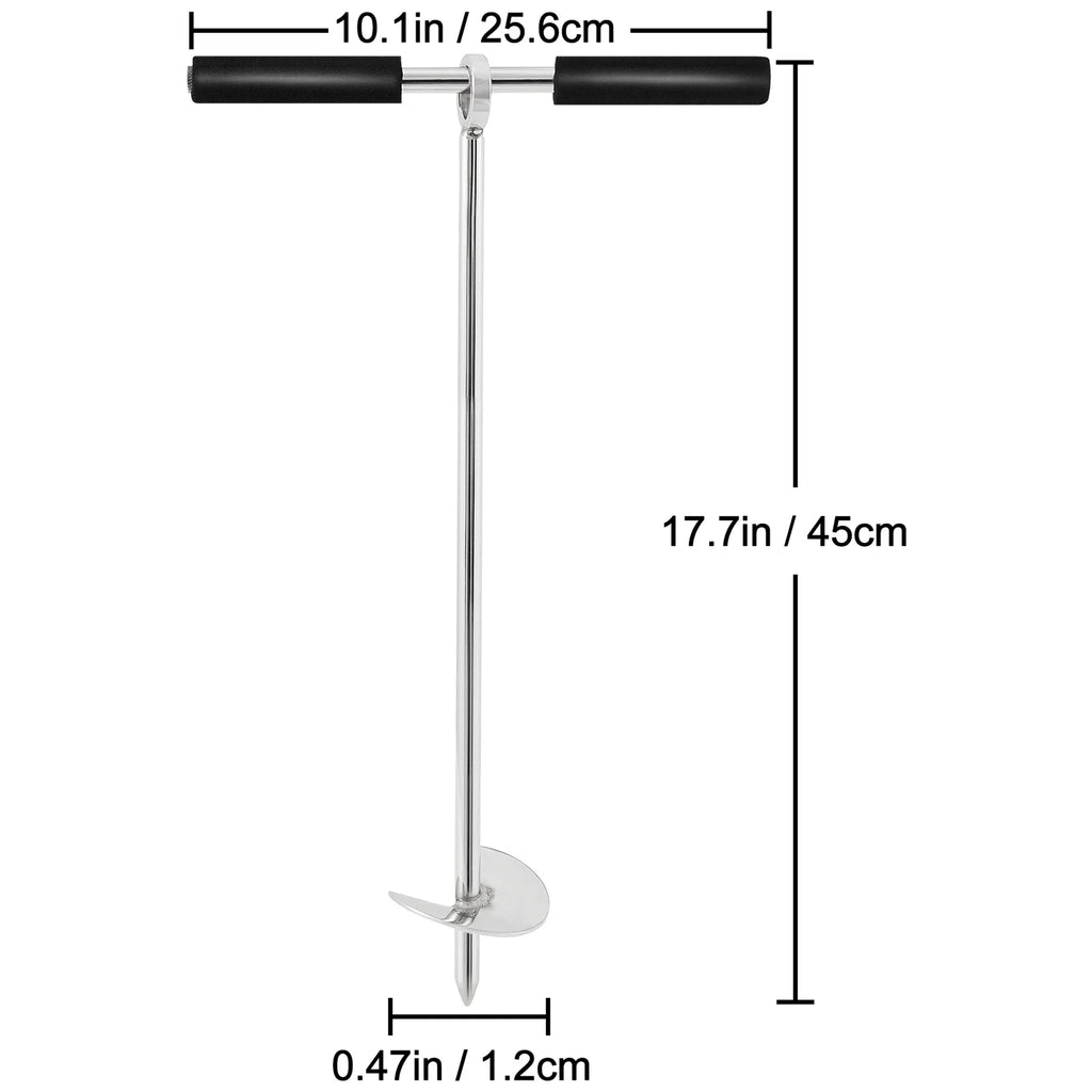 18" 316 Stainless Steel Screw Anchor with Carry Bag J514860