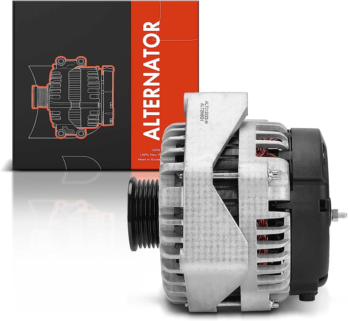 Alternator Compatible with Chevy Silverado 1500, Avalanche 1500, GMC Sierra 1500, Cadillac Escalade O527