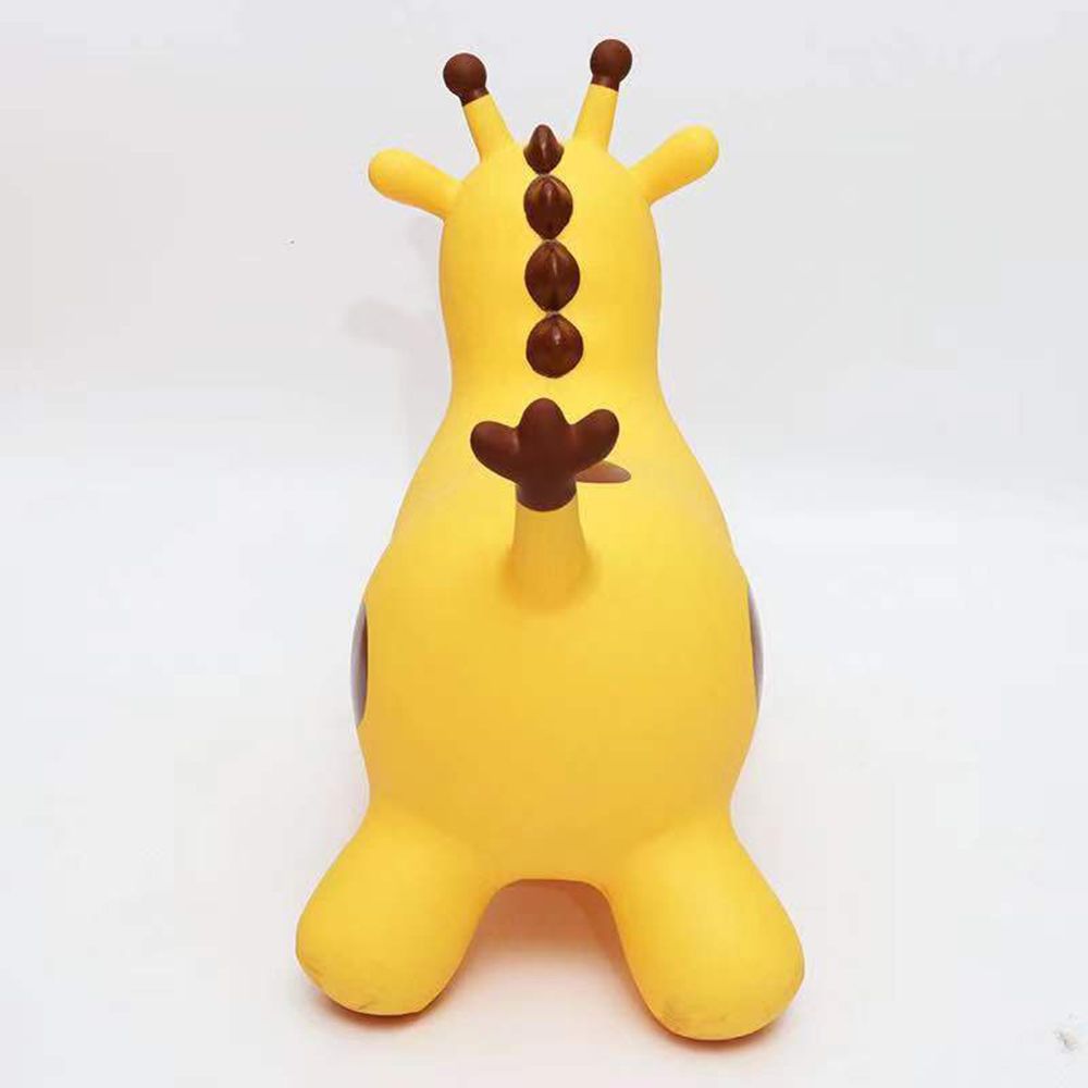 Pink Inflatable Bouncing Giraffe Kids Hopper S4664