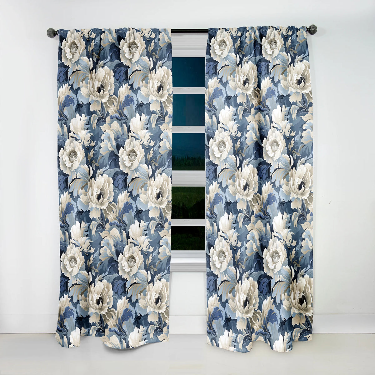 Botanical Traditional Curtain L77315