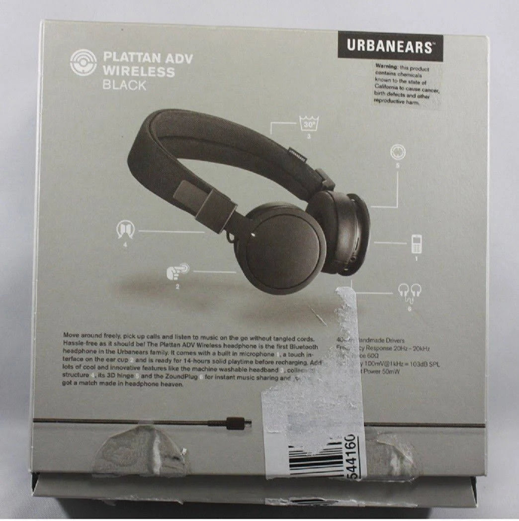 Black On-Ear Bluetooth Headphones J4319