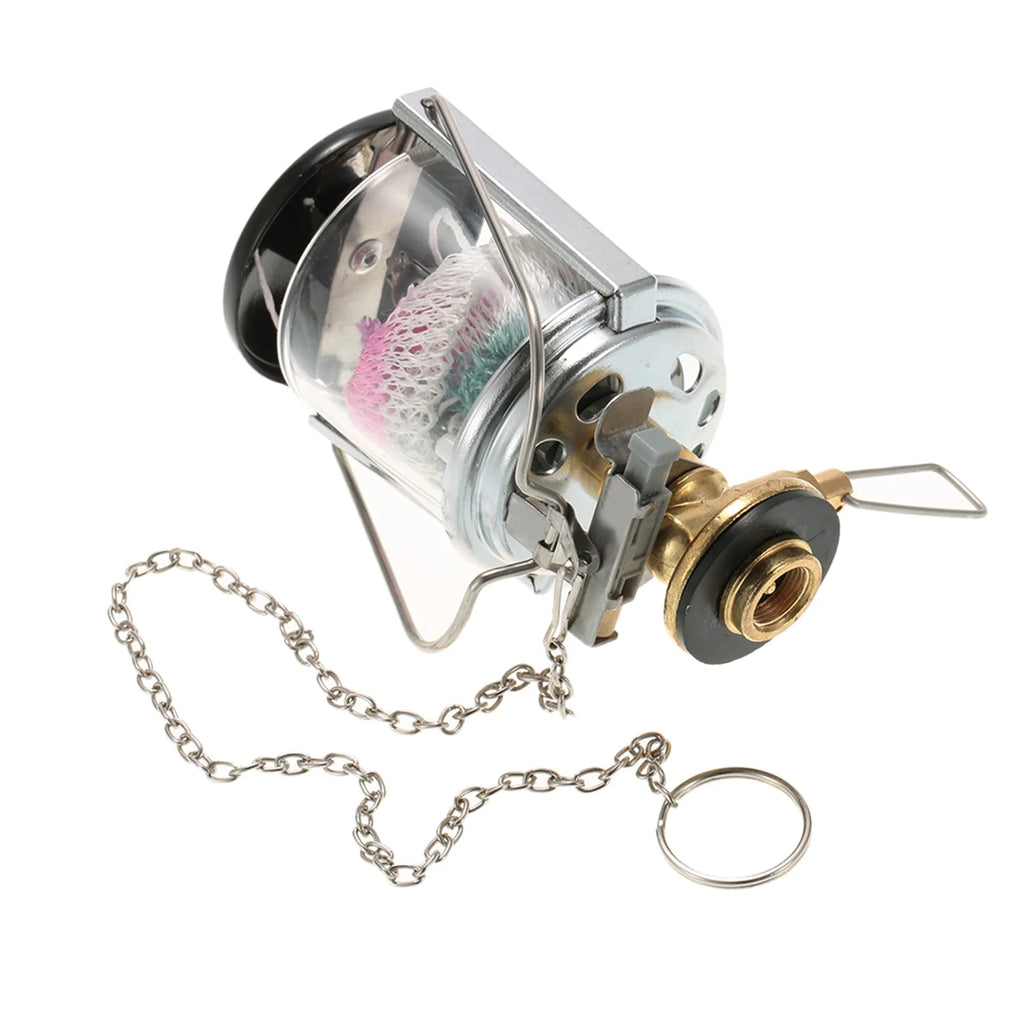 Steam Lamp With 2 Propane Lantern Mantles Portable Tent Lamp B362