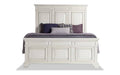 Queen Storage Bed in White W866