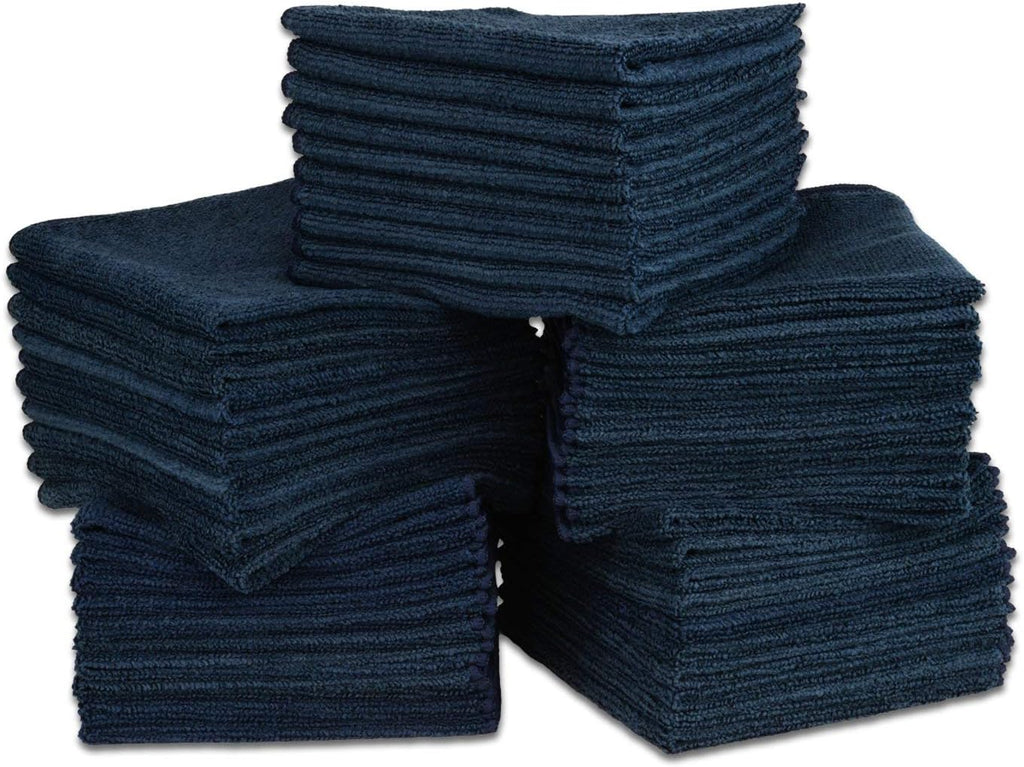 Black Microfiber Towels 400 Count W428197