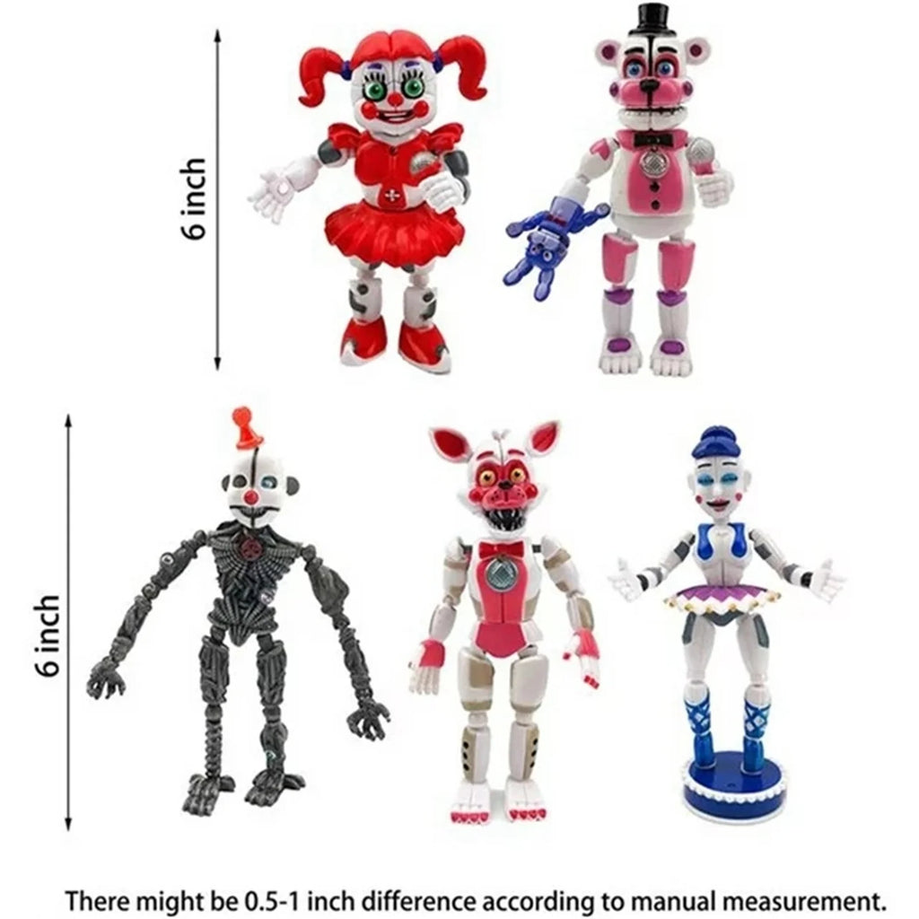 5Pcs Movable Action Figures U376