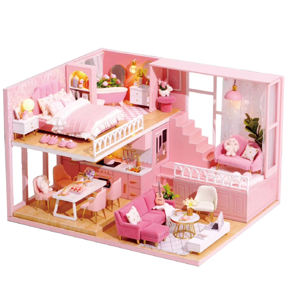 DIY Small House Toy Manual Cottage Assemble Toys X8942