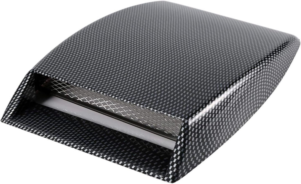 Black Car Air Flow Intake Scoop Bonnet Vent Sticker Cover Hood U1349