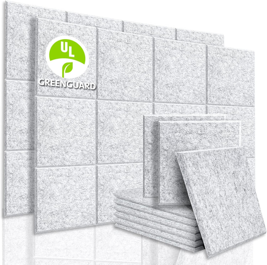 24 Pack White Acoustic Panels Sound Absorbing Panels V746769