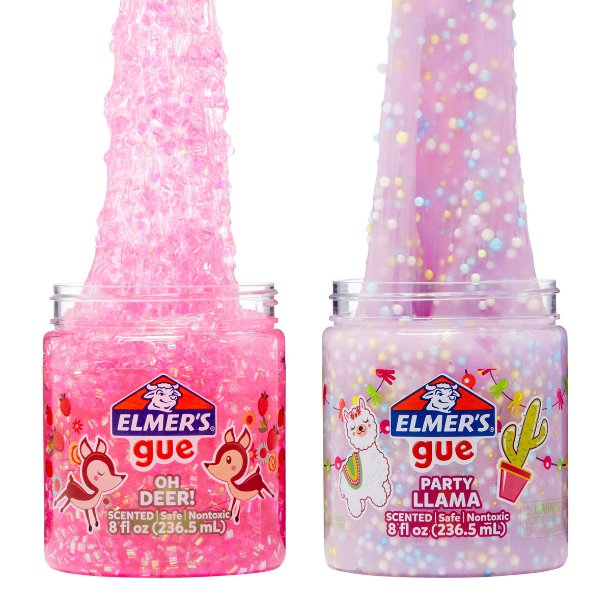 Premade Animal Party Variety Scented Crunchy Slime and Bingsu Bead Slime A81135