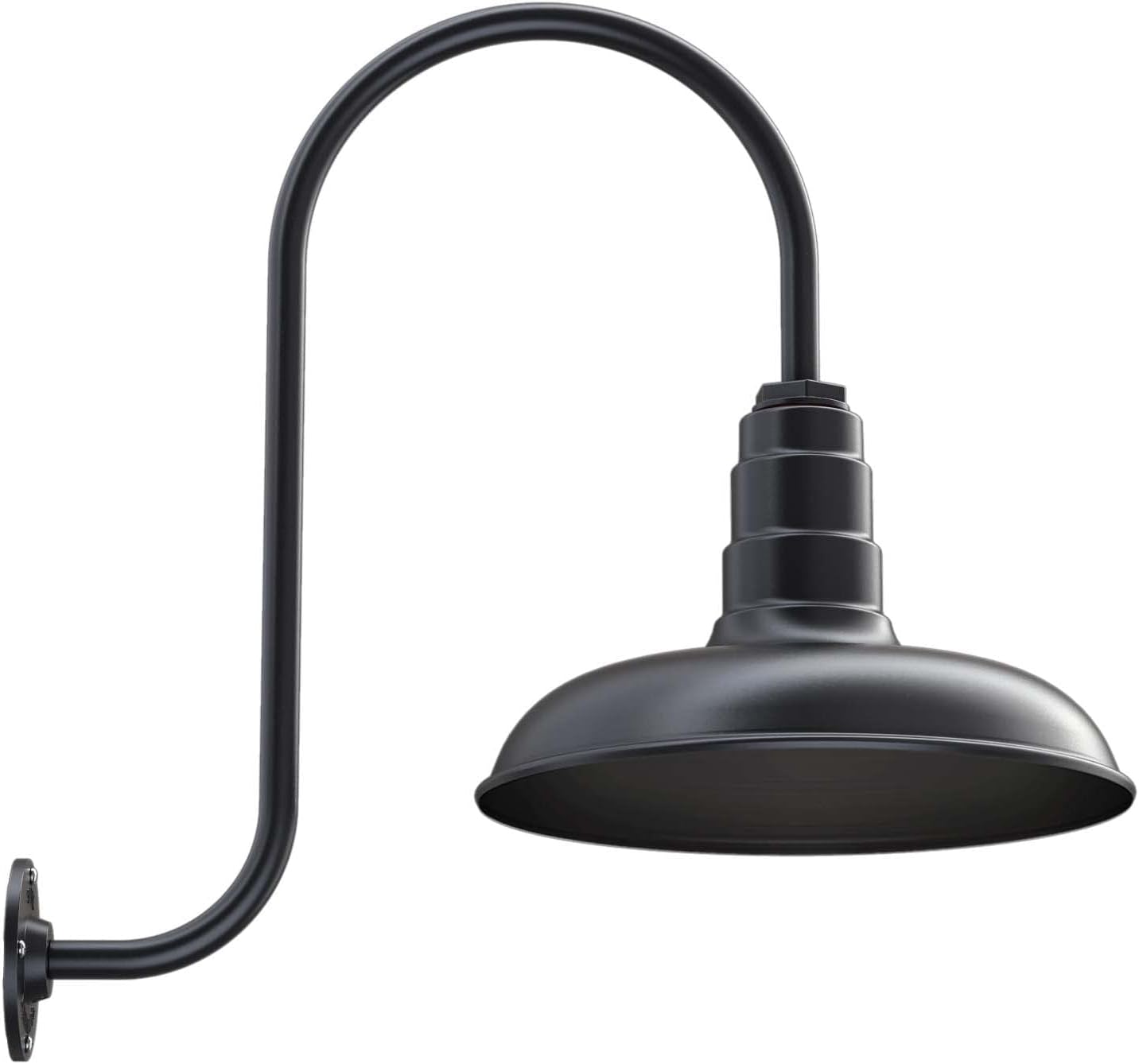 Galvanized Outdoor Barn Light with Dusk to Dawn Sensor F460