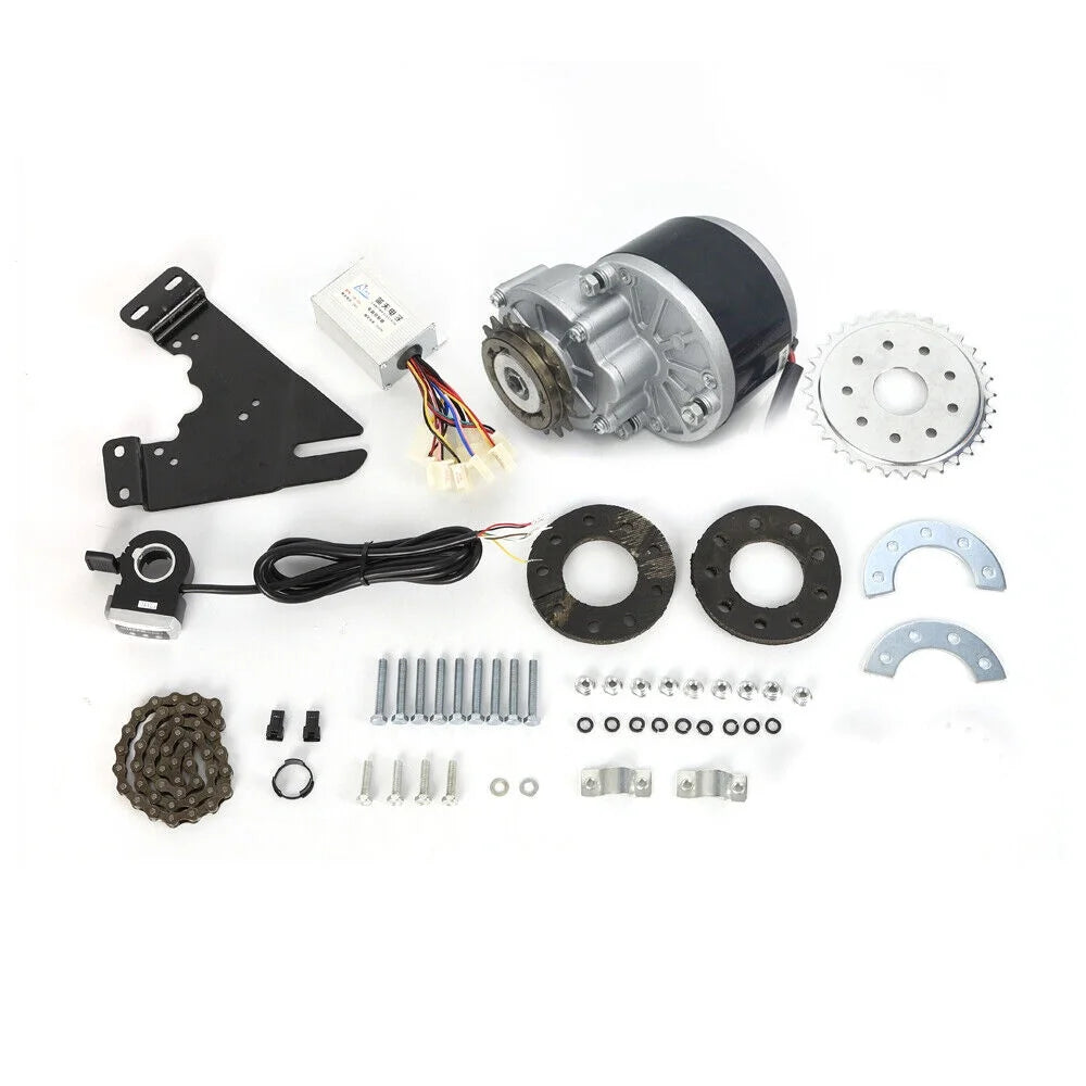 24V 250W Electric Bicycle Conversion Kit Left Chain Drive with Freewheel X55760