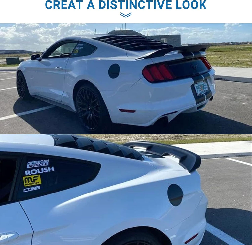 Glossy Black Rear Spoiler Wing for Mustang Coupe W649