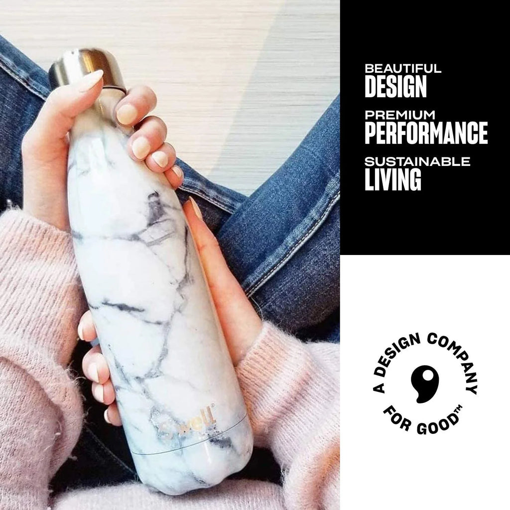 White Marble Bottle P14761