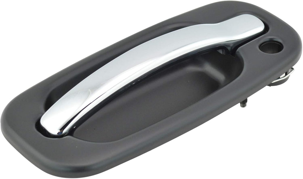 Chrome Black Exterior Door Handle Front Pair Set for Silverado Pickup Truck Pack of 2 S56528