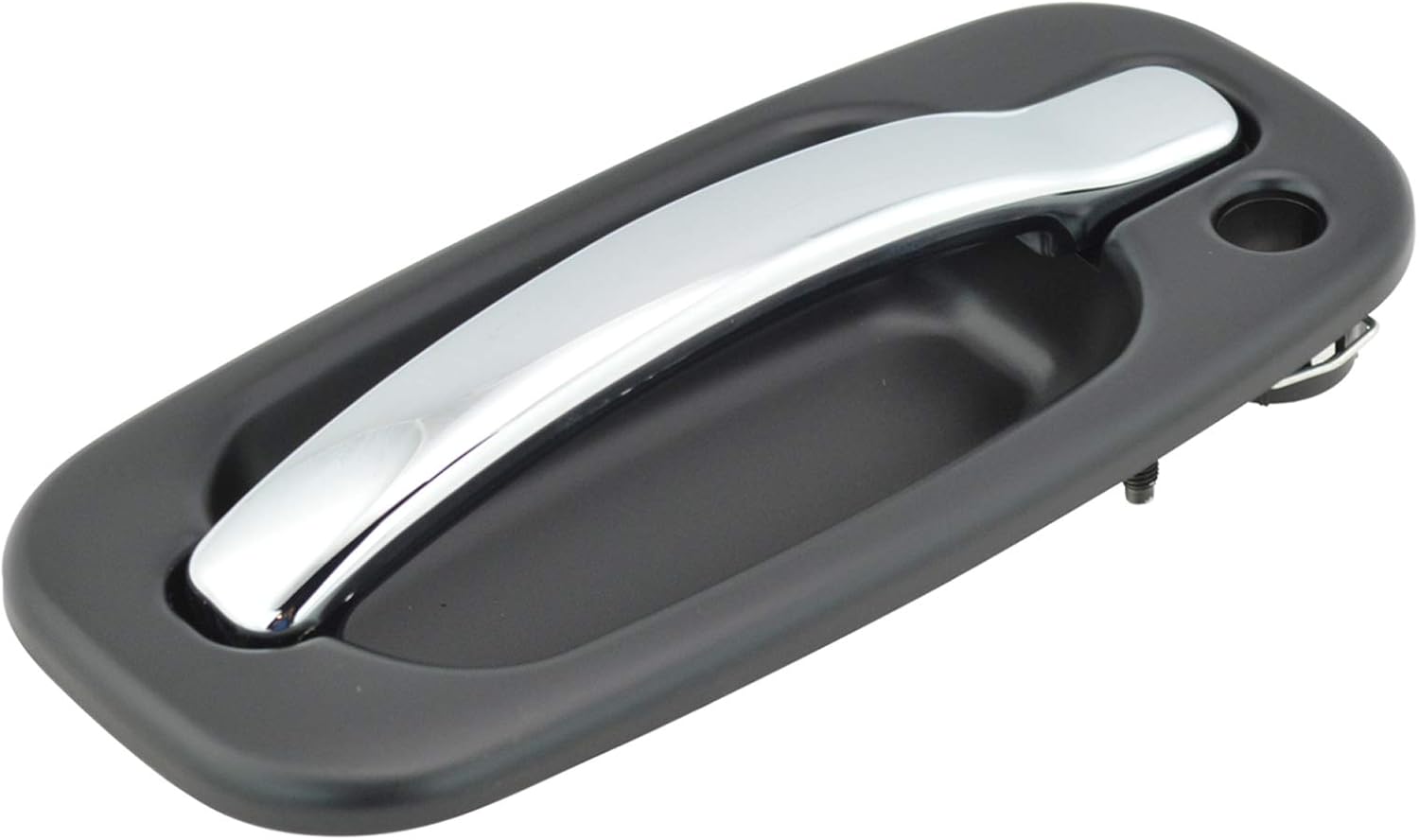 Chrome Black Exterior Door Handle Front Pair Set for Silverado Pickup Truck Pack of 2 S56528