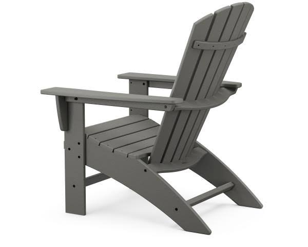 White Curveback Adirondack Chair B862