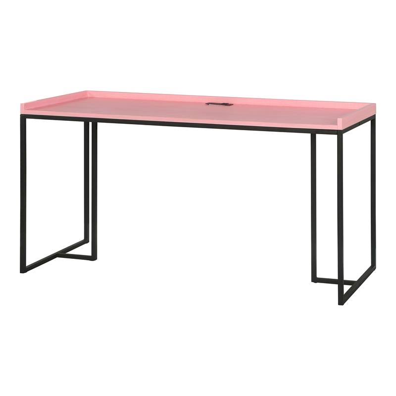 Pink Wood Computer Desk X8472