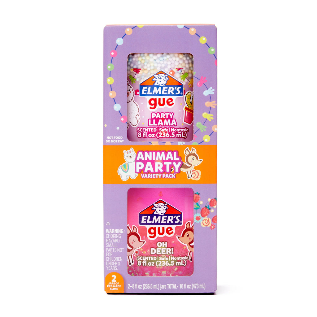 Premade Animal Party Variety Scented Crunchy Slime and Bingsu Bead Slime A81135