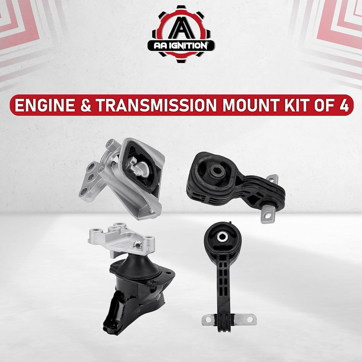 Engine and Transmission Mount Set of 4 F498
