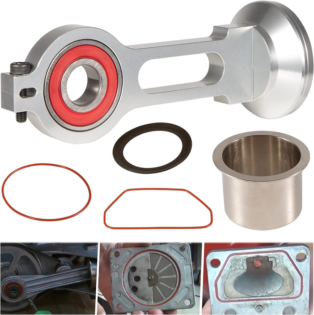Compressor Piston Kit Connecting Rod Replacement Kit for Oil Free Air Compressor Pump J629510