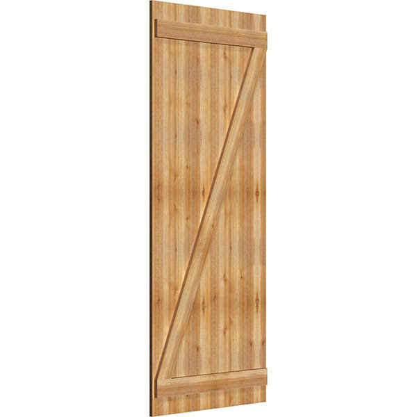 Rough Sawn Western Red Cedar Board-n-Batten Shutters G517