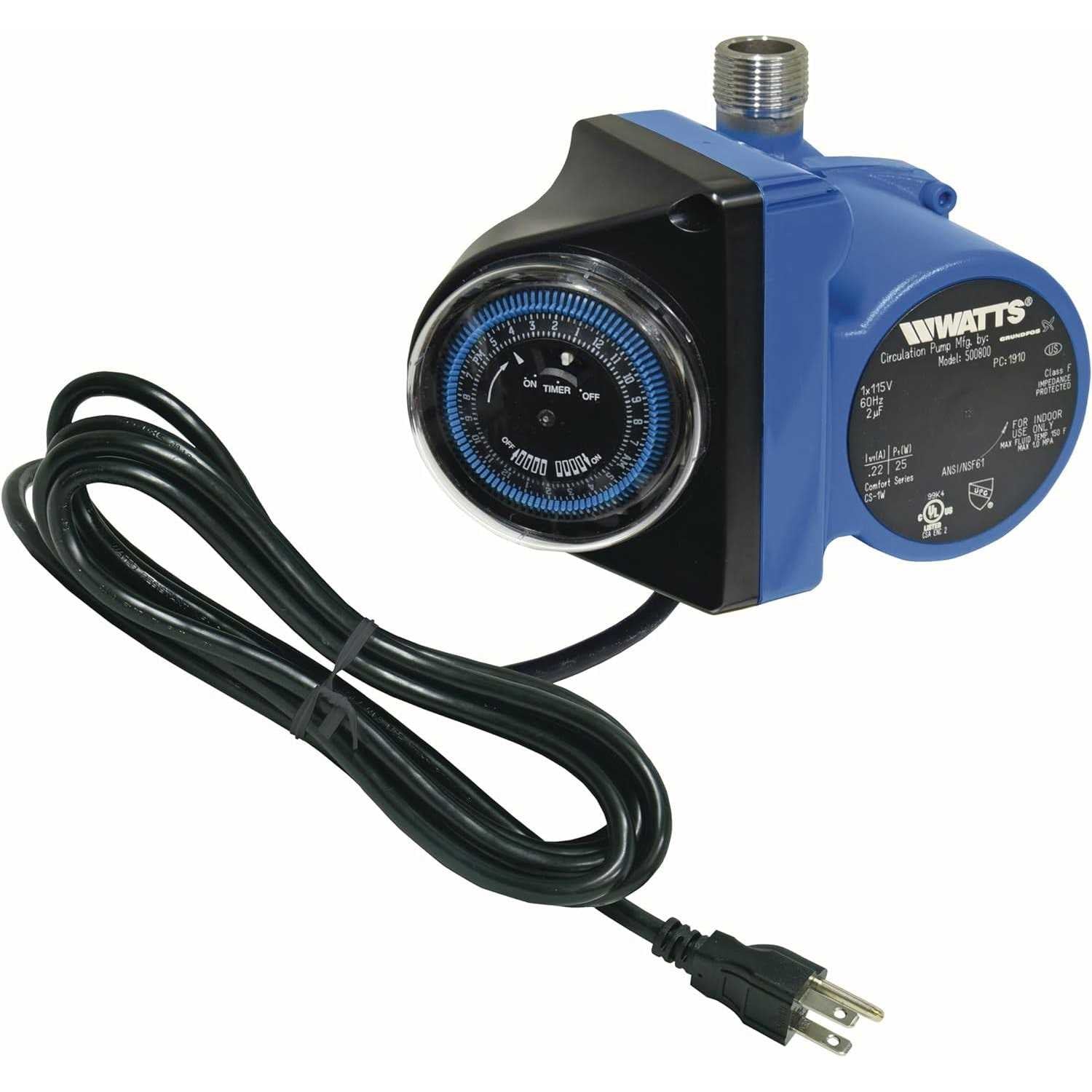 Instant Hot Water Recirculating Pump System with Built-in Timer T44934