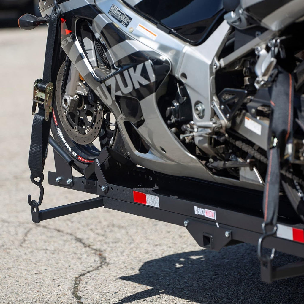 Black Steel Motorcycle Carrier K398493