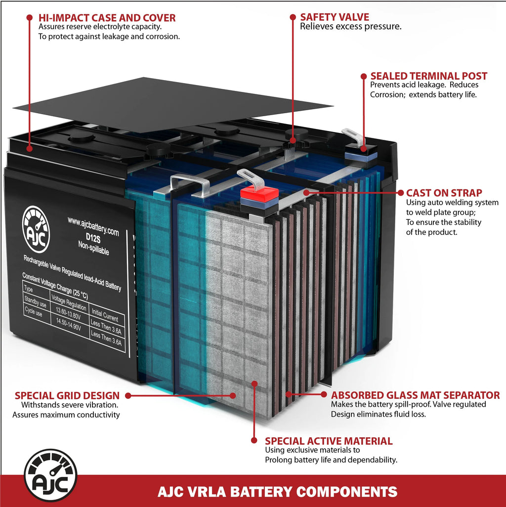 6V 7Ah Sealed Lead Acid Battery V830961