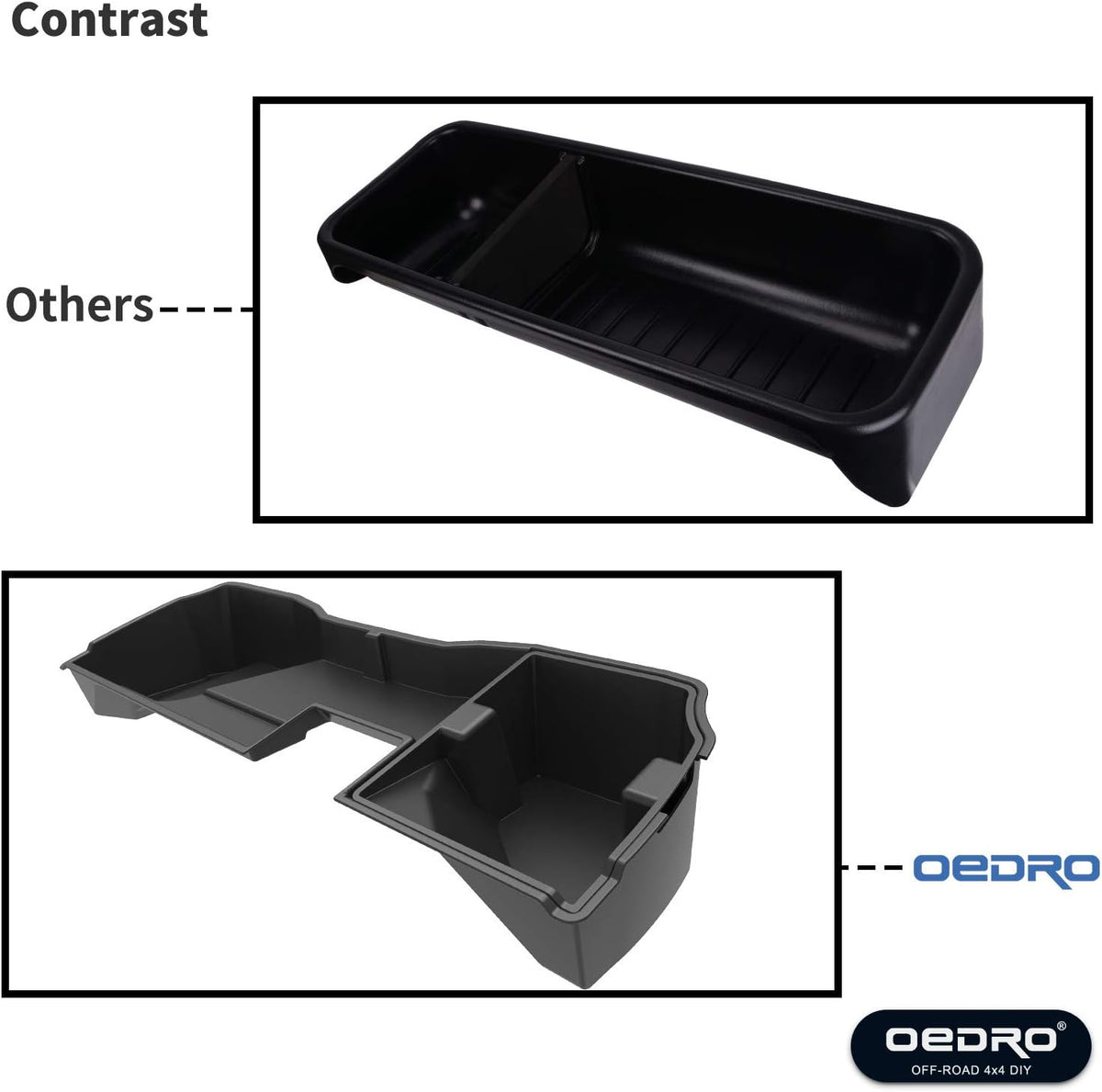 Rear Under Seat Storage Box for Double Cab V797771