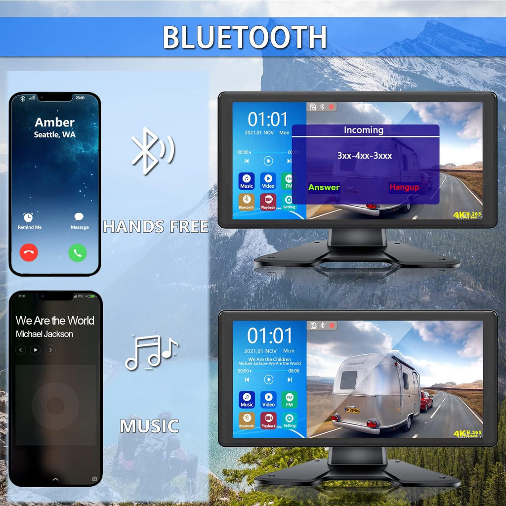 4K Backup Camera System with 10.36’’ Monitor and 4 AHD Camera N903