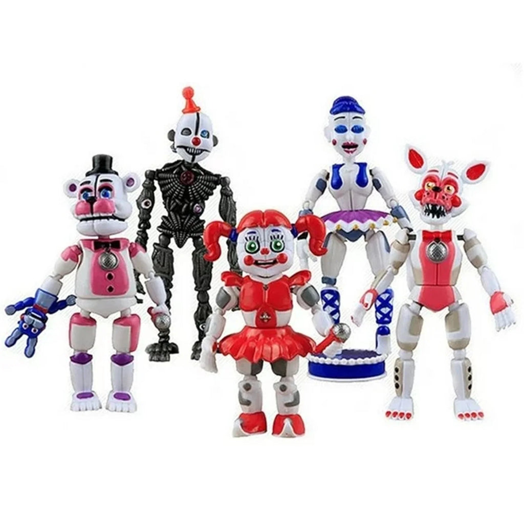 5Pcs Movable Action Figures U376